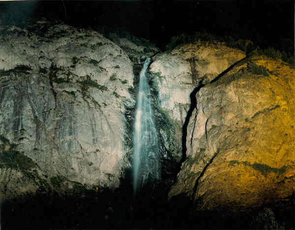 Cascata del torrente Morignone Valle di Presura Alta Valtellina